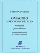 Omaggio A Benjamin Britten : Sonatina Per Chitarra / edited by Cristiano Porqueddu.