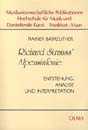 Richard Strauss' Alpensinfonie : Entstehung, Analyse und Interpretation.