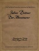 Der Abenteurer : Ein Spiel In Vier Akten.