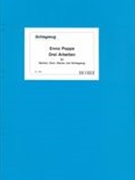 Drei Arbeiten : Für Bariton, Horn, Klavier und Schlagzeug (2007).