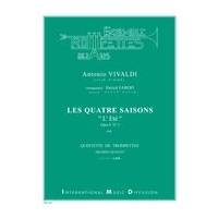 Les Quatre Saisons l'Ete Op 8, No. 2 : For Trumpet Quintet / arr. by Patrick Fabert.