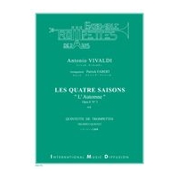 Les Quatre Saisons l'Automne Op 8, No. 3 : For Trumpet Quintet / arr. by Patrick Fabert.