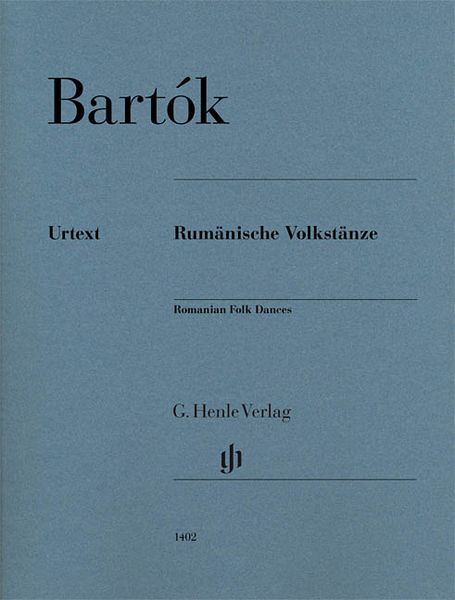 Rumänische Volkstänze = Romanian Folk Dances : For Piano / edited by László Somfai.