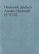 Hindemith - Jahrbuch, 1979/VIII.