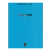In Nomine : For Viola Solo.
