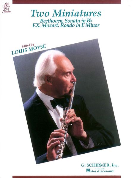 Two Miniatures : Sonata In Bb and Rondo In E Minor / Ed. by Louis Moyse.