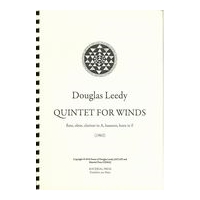 Quintet For Winds : For Flute, Oboe, Clarinet In A, Bassoon and Horn In F (1962).