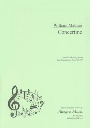 Concertino : For Recorder, Oboe, Bassoon and Harpsichord.