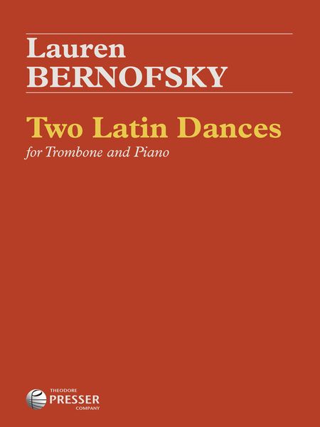 Two Latin Dances : For Trombone and Piano.