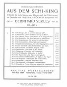 Aus Dem Schi-King, Op. 15 : For Voice & Piano - Vol. I, Nos. 1-9.