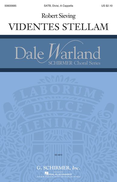 Videntes Stellam - Dale Warland Choral Series : For SATB Divisi A Cappella.