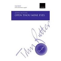 Open Thou Mine Eyes : For SATB Divisi A Cappella.