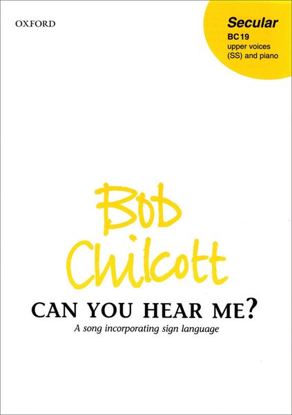 Can You Hear Me? : For SS With Piano Or Piano and String Orchestra.