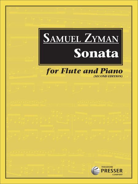 Sonata : For Flute and Piano.