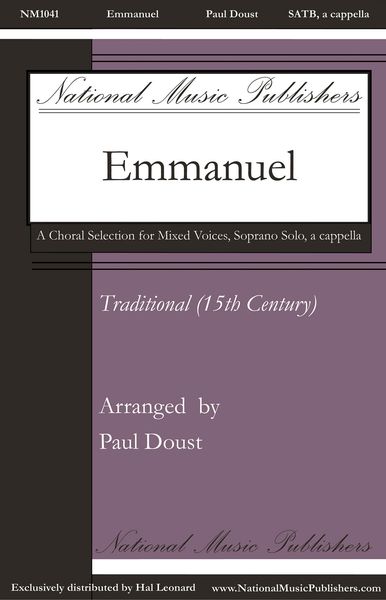 Emmanuel : For SATB.