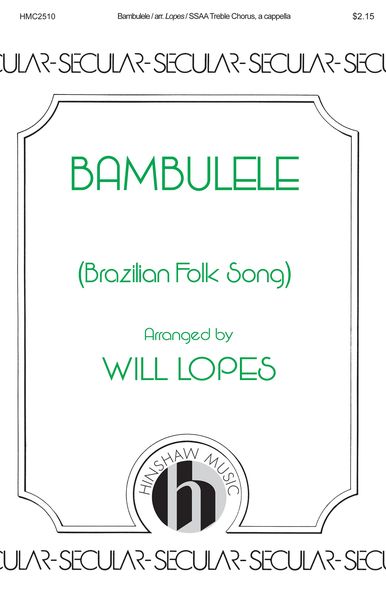 Bambulele : For SSAA A Cappella.