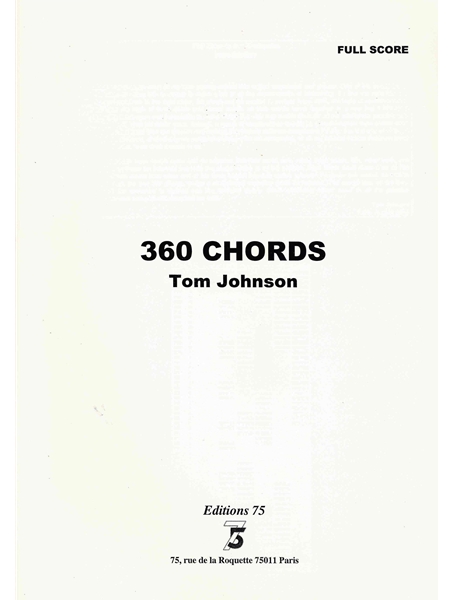 360 Chords : For Orchestra.