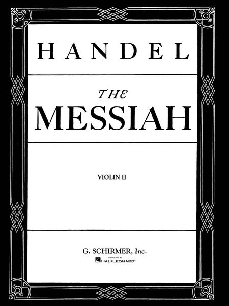 Messiah (Oratorio, 1741) : Violin 2 Part.