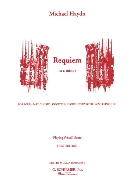 Requiem In C Minor : For SATB.