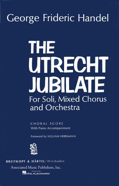 Utrecht Jubilate : For SATB / arr. Ulrich Haverkampf.