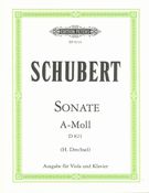 Sonata In A Minor, D. 821 (Arpeggione) : For Viola And Piano.