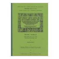 Préludes : Nuremberg, Formschneider, 1533.