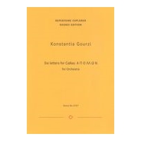 Six Letters For Callas, Op. 51 : For Orchestra (2012/13).