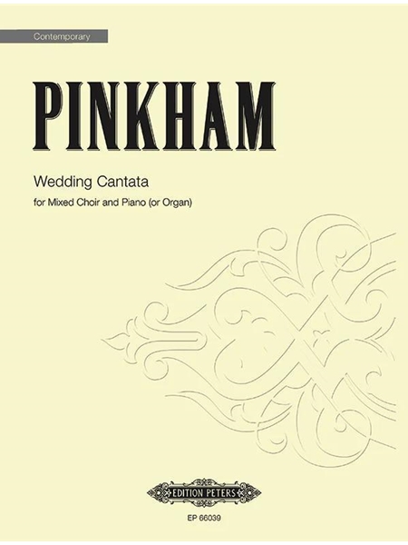Wedding Cantata : For SATB With Optional St Soli and Piano Or Organ.