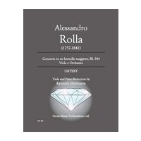 Concerto In E Flat, Bi. 544 : For Viola and Orchestra / Piano reduction by Kenneth Martinson.