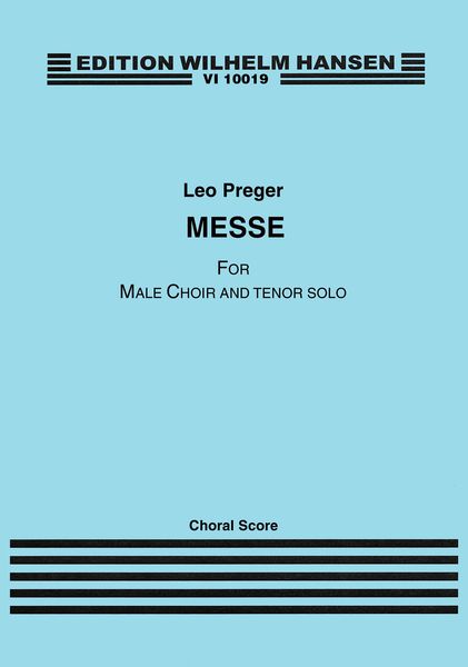 Messe : For TTB A Cappella.