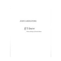 If I Knew : For Soprano, Alto Flute and Piano.