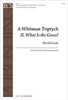 A Whitman Triptych II - What Is The Grass? : For Tenor Solo and SATB Chorus Unaccompanied (2011).