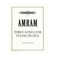 Three Songs For Young People : For Voices and Percussion.