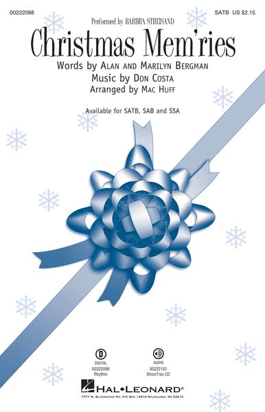 Christmas Mem'ries : For SATB and Piano / arr. Mac Huff.