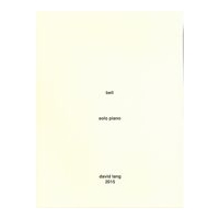 Bell : For Solo Piano (2015).