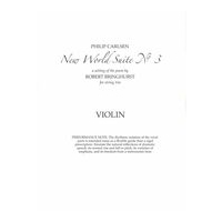 New World Suite No. 3, Part 1 - All The Desanctified Places : For Violin, Viola and Cello (2017).