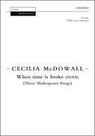 When Time Is Broke : For SSAA Divisi A Cappella.