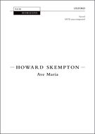 Ave Maria : For SATB A Cappella.