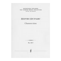 Chanson Triste : For Voice and Orchestra.