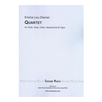 Quartet : For Flute, Viola, Cello, Harpsichord and Tape (1974).