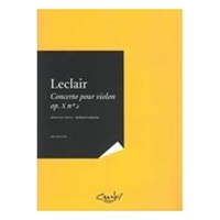 Concerto : Pour Violon, Op. X No. 2 : Réduction Clavier / edited by Louis Castelain.