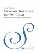 Etude For Two People and One Thing : For Clarinet, Tibetan Prayer Stones and Recorded Sound.