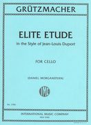 Elite Etude In The Style of Jean-Louis Duport : For Cello / edited by Daniel Morganstern.
