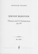 Thema und 13 Variationen, Op. 69 : Für Orchester.