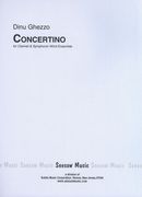Concertino : For Clarinet and Symphonic Wind Ensemble (1975).