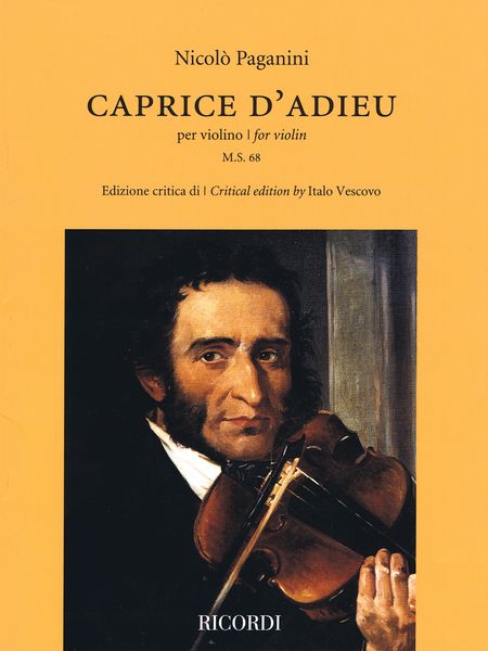 Caprice d'Adieu : Per Violino / edited by Italo Vescovo.