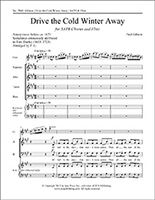 Drive The Cold Winter Away : For SATB and Flute.