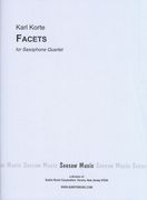 Facets : For Saxophone Quartet (1970).