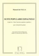 Suite Populaire Espagnole : For Cello and Guitar / arranged by Konrad Ragossnig.