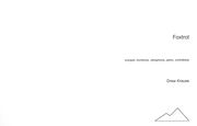 Foxtrot : For Trumpet, Trombone, Vibraphone, Piano and Contrabass (1994).